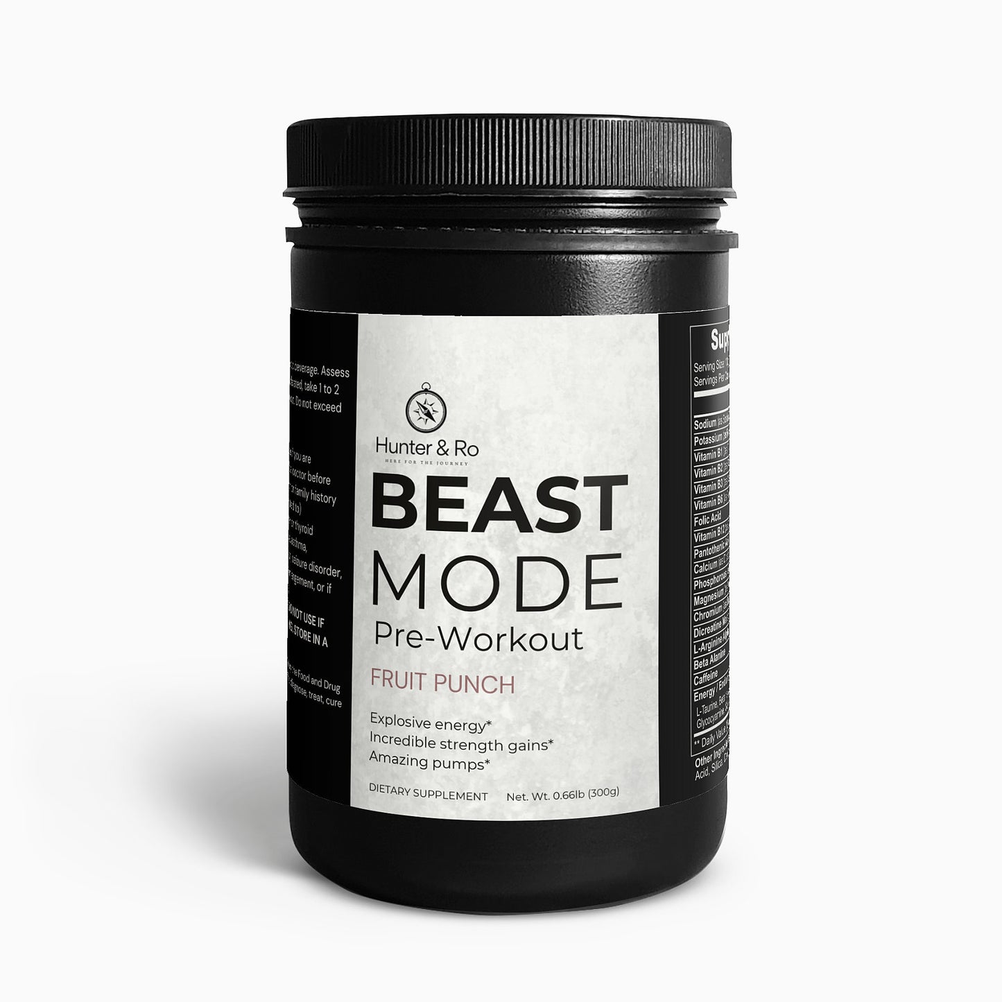 Beast Mode Pre-Workout Powder (Fruit Punch)